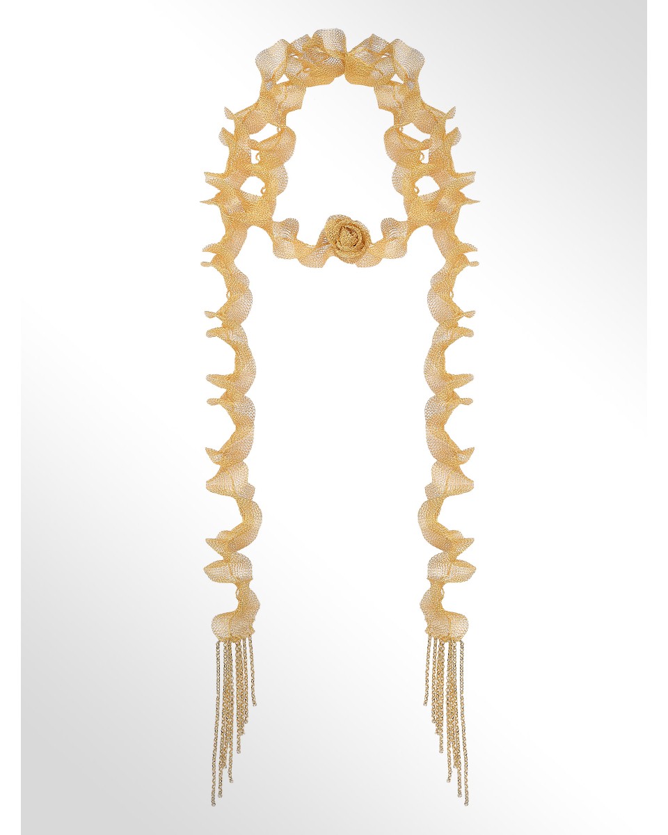 Sciarpa con Frange in...