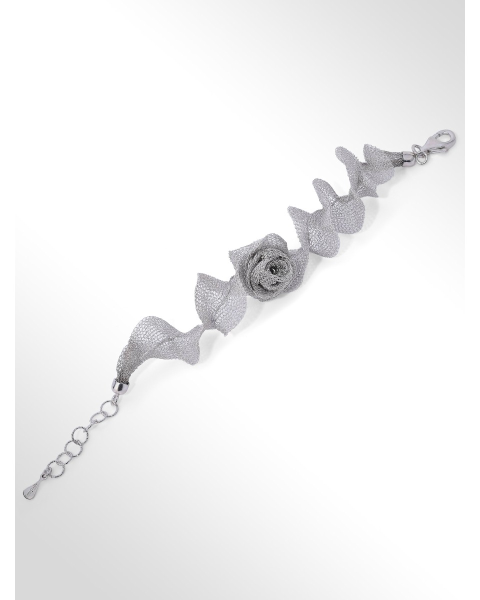 Bracelet in Tessuto argento...