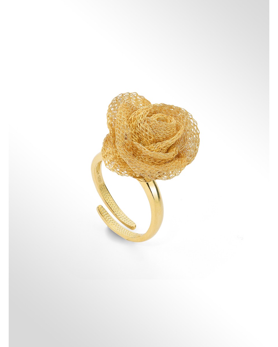 Anello in Tessuto argento...